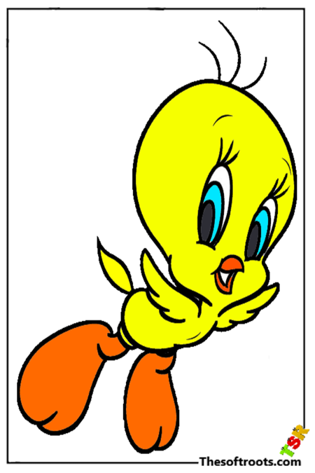 How To Draw Tweety Bird Drawing 0878